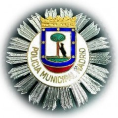 PLACA POLICIA MUNICIPAL MADRID