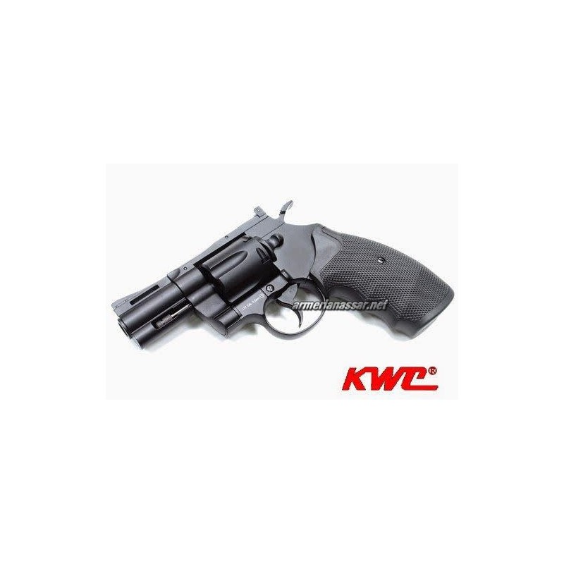 REVOLVER KWC 357 2,5" 4.5mm CO2 FULL METAL NEGRA