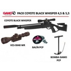 PACK OFERTA GAMO COYOTE BLACK WHISPER PCP 5.5mm