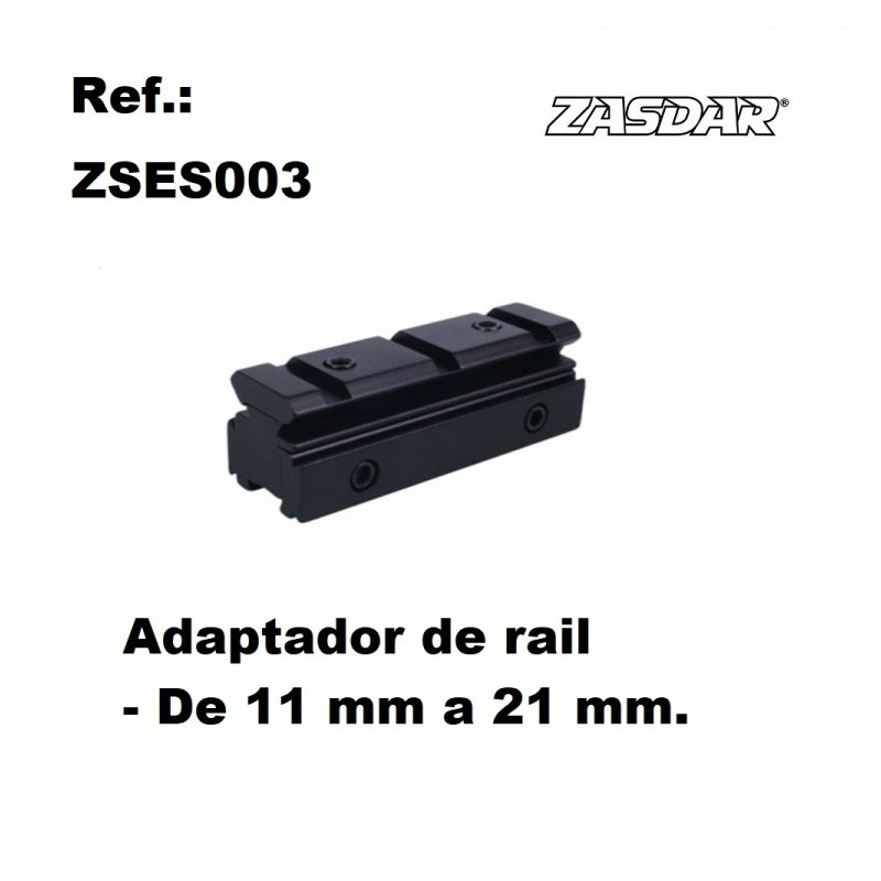 ADAPTADOR RAIL DE 11mm A 21mm