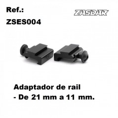 ADAPTADOR RAIL DE 22mm A 11mm